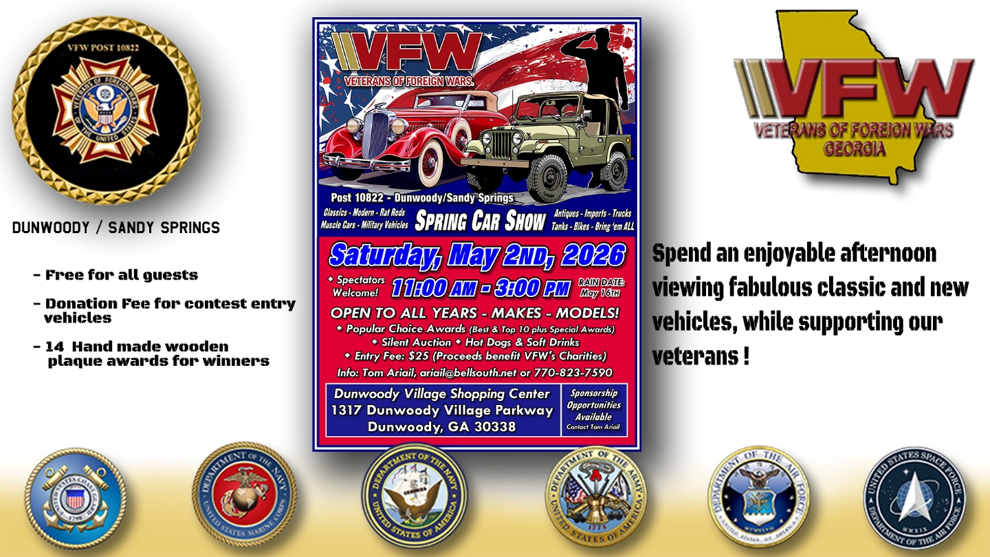 VFW SPRING CAR SHOW FLYER